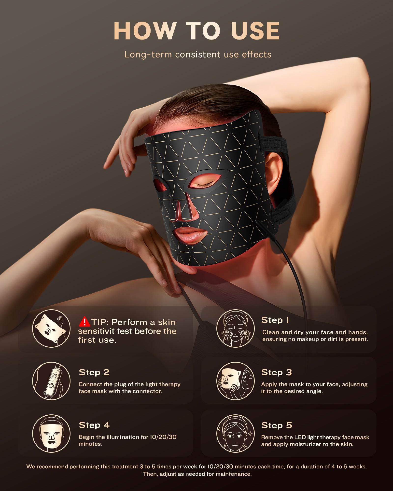 FOLOKE | Innovative Light Therapy Beauty Mask - Illuminate Your Skin